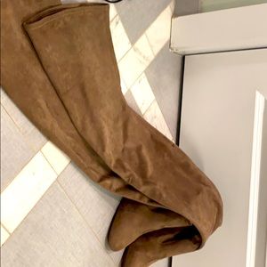 Steve Madden over the knee boots- brown suede